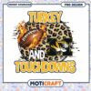 Thanksgiving Football and Touchdowns PNG Design Download