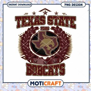 Texas State Bobcats PNG Design