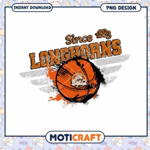Texas Longhorns Basketball PNG Design