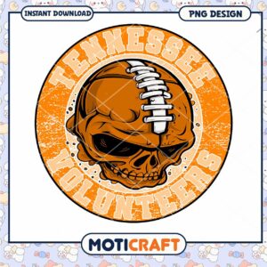 Tennessee Volunteers Skull PNG