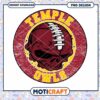 Temple Owls Skull Football PNG Design 1 Temple Owls Skull Football PNG Design