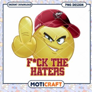 Temple Owls Middle Finger PNG Design