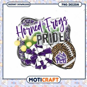 TCU Horned Frogs Pride PNG Sublimation