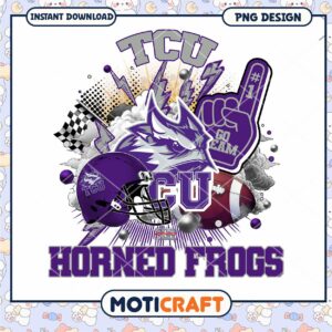 TCU Horned Frogs PNG Design