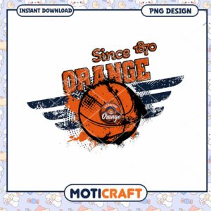 Syracuse Orange Basketball PNG Design