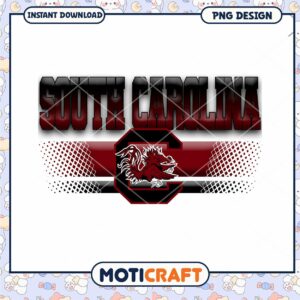 South Carolina Gamecocks Logo PNG Instant Download Design