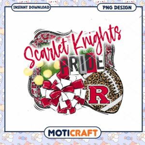 Scarlet Knights Pride PNG Sublimation