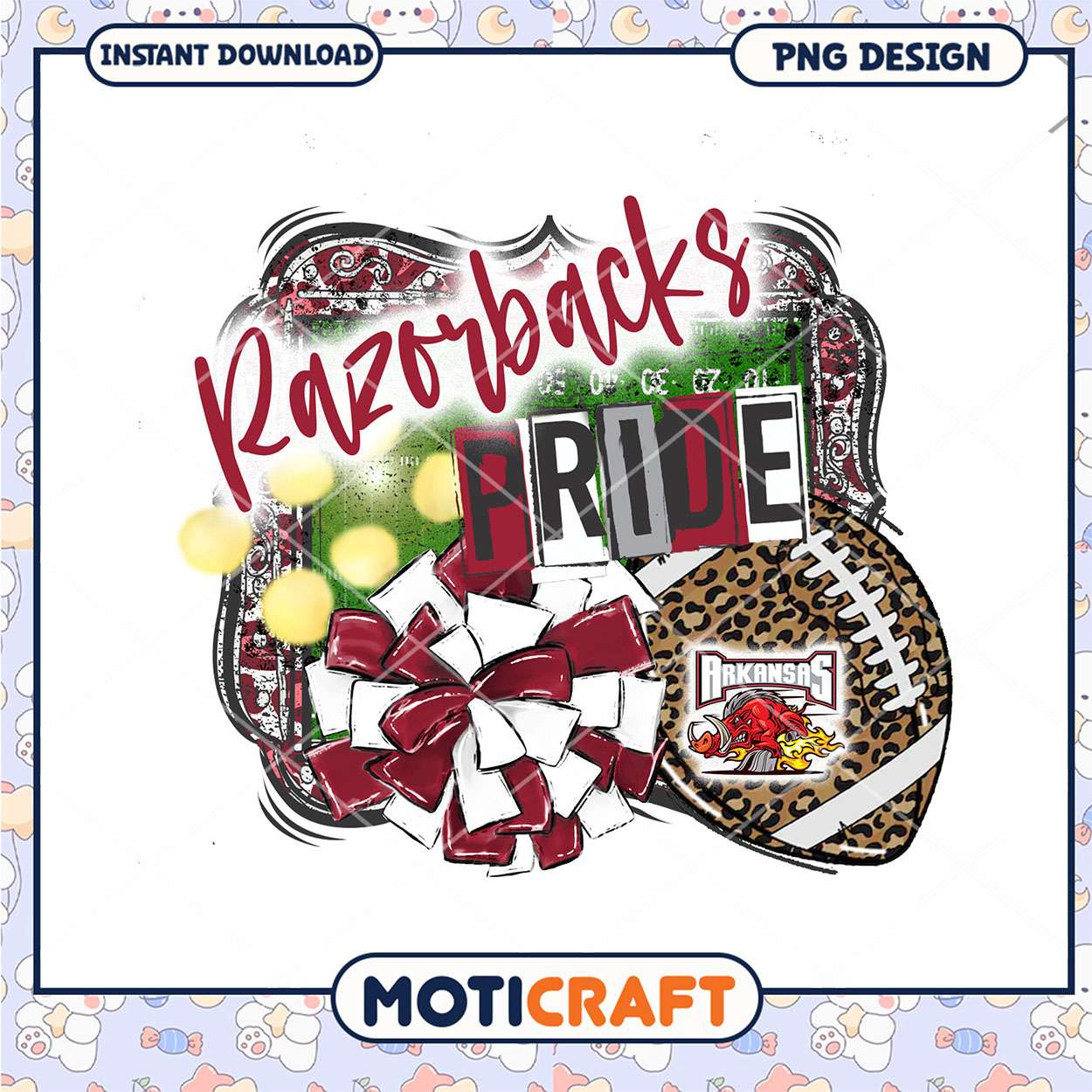 Razorbacks Pride PNG Sublimation Design Razorbacks Pride PNG Sublimation Design