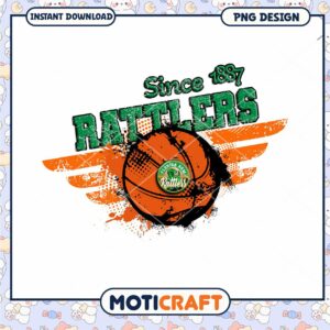 Rattlers Basketball PNG Design 1887