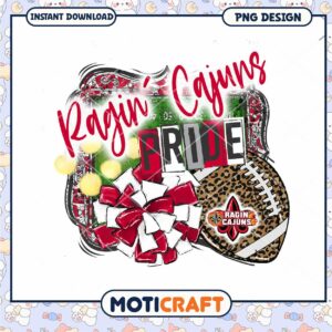 Ragin Cajuns Pride PNG Design