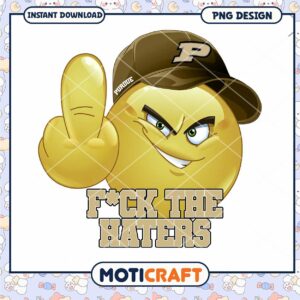 Purdue Emoticon PNG Fck The Haters