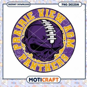 Prairie View A&M Panthers Skull PNG