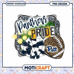 Pitt Panthers Pride PNG Sublimation