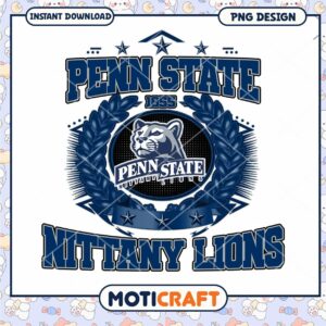 Penn State Nittany Lions PNG Design for Instant Download