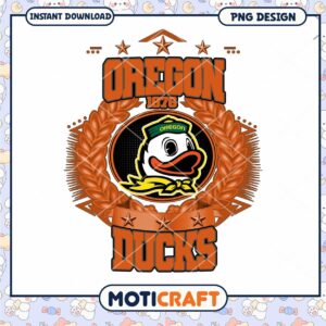 Oregon Ducks PNG Design 1876 Mascot