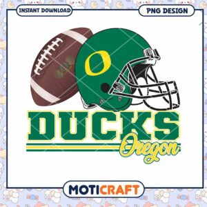 Oregon Ducks Football PNG Design