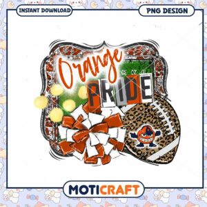 Orange Pride PNG Sublimation Design