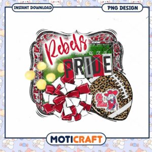 Ole Miss Rebels Pride PNG Design