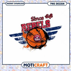 Ole Miss Rebels Basketball PNG Design