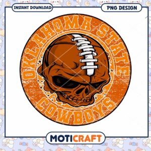Oklahoma State Cowboys Skull PNG