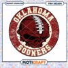 Oklahoma Sooners Skull Football PNG Graphic Design Download