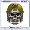 Notre Dame Skull Football Helmet PNG