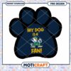 Notre Dame Dog Paw Print PNG