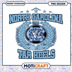 North Carolina Tar Heels PNG Design