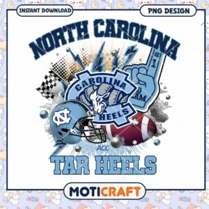 North Carolina Tar Heels PNG Sublimation