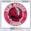 New Mexico Lobos Skull PNG Design