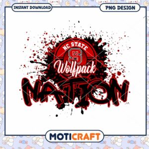 NC State Wolfpack Nation PNG Design