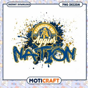 NC A&T Aggies Nation PNG Design