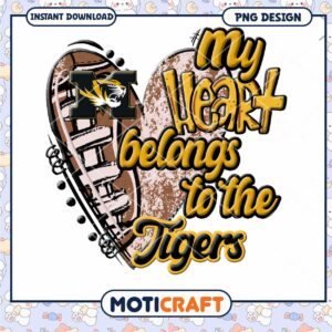 My Heart Belongs to the Tigers PNG