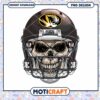 Mizzou Skull Football Helmet PNG
