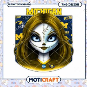 Michigan Wolverines PNG Sublimation Design