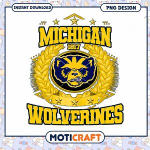Michigan Wolverines PNG Design