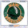Miami Hurricanes Skull PNG Design