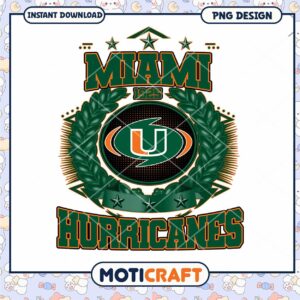 Miami Hurricanes PNG Design 1925