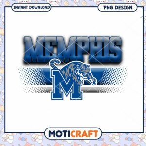 Memphis Tigers Logo PNG Instant Download Design File