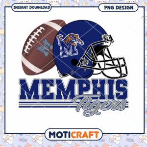 Memphis Tigers Football PNG Design