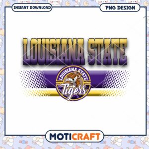 LSU Tigers PNG Sublimation Design