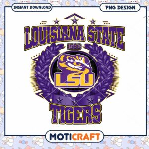 LSU Tigers PNG Design 1860 Sublimation