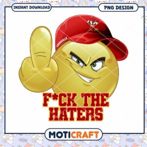 Louisville Emoticon PNG Fck Haters Design