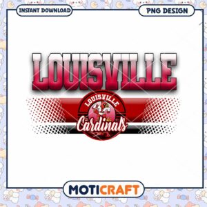 Louisville Cardinals PNG Design Instant Download Graphic