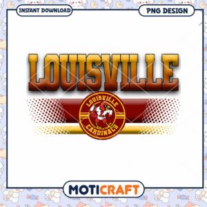 Louisville Cardinals PNG Design Instant Download