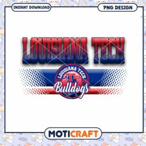Louisiana Tech Bulldogs PNG Sublimation