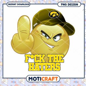 Iowa Hawkeyes Middle Finger Emoji PNG