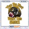 Instant Download Football Helmet Smoke PNG Design Fun