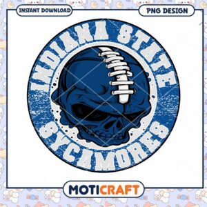 Indiana State Sycamores Skull PNG