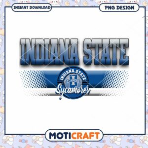 Indiana State Sycamores PNG Design Instant Download File